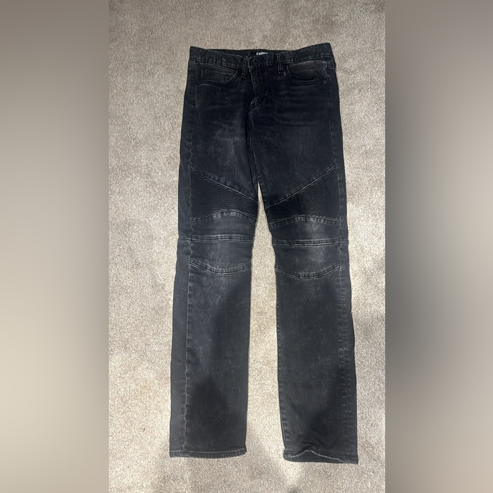 Men’s Express Black Wash Jeans